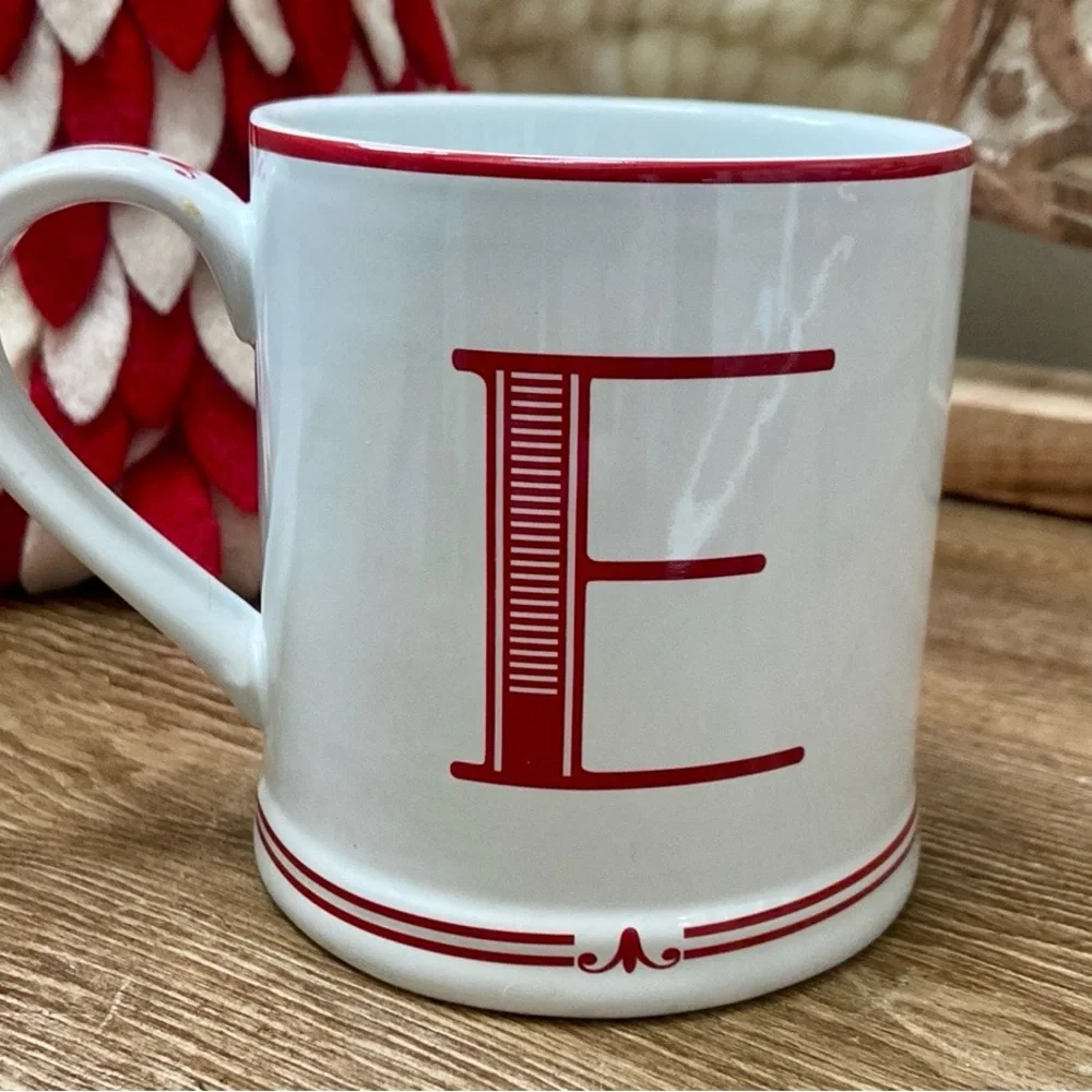 Sur La Table Monogram E Mug